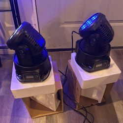 2 Mini Moving Heads 