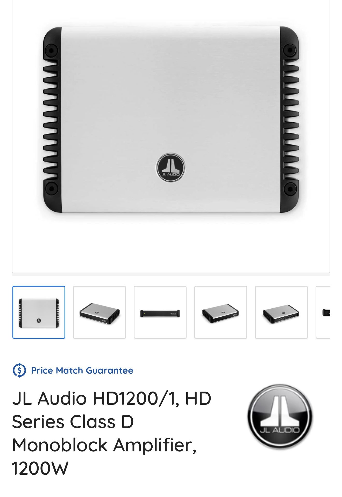 Jl Audio Hd 1200/1