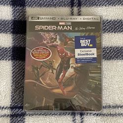 Brand New Sealed 4K Spider-Man No Way Home Best Buy Exclusive Steelbook