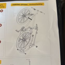 Vertical BMX Bike Stand. 