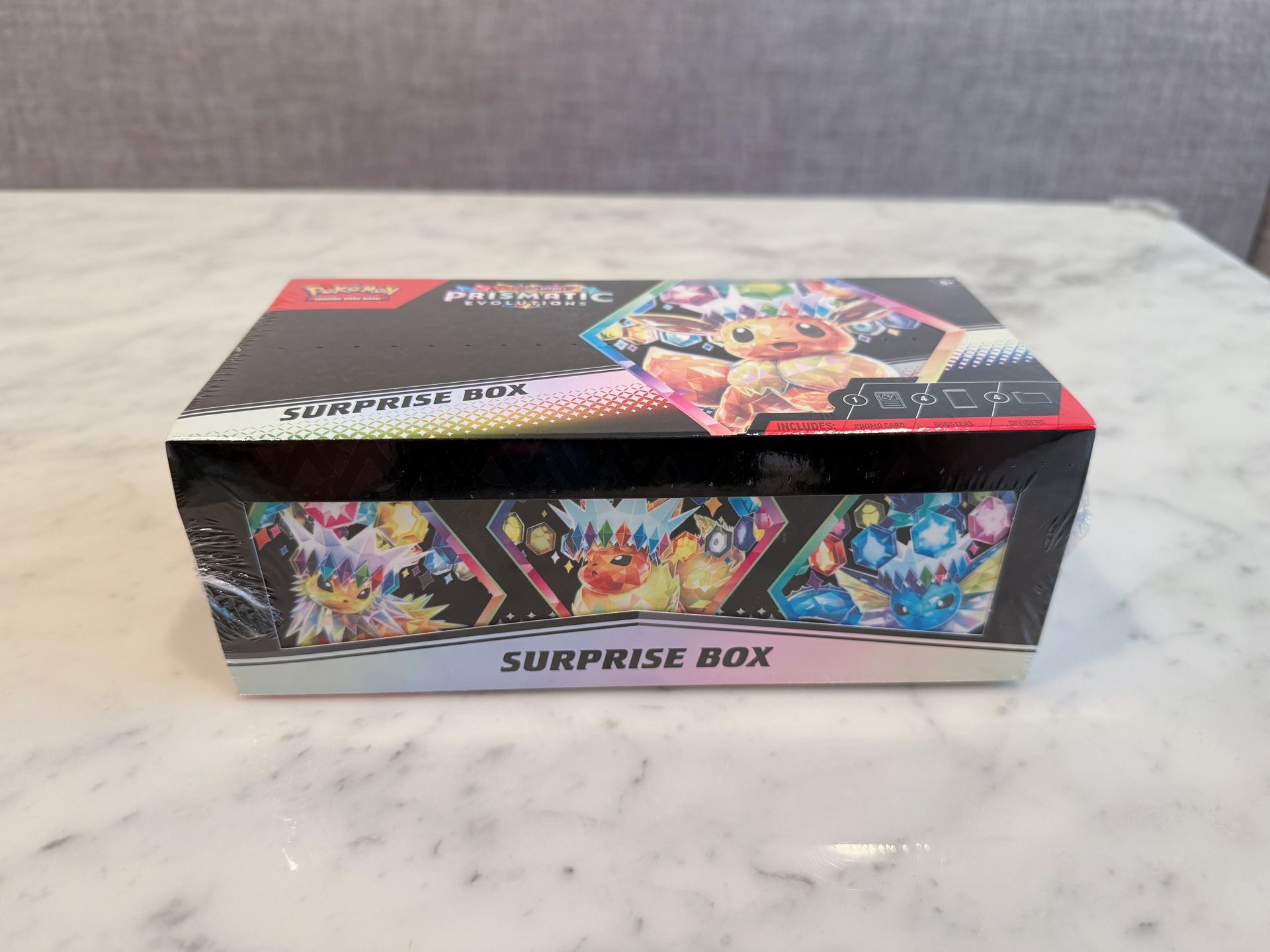 Sealed Pokemon Scarlet & Violet Prismatic Evolutions Surprise Box Expansion  Booster Packs TCG Collection Trading Card Game New Authentic