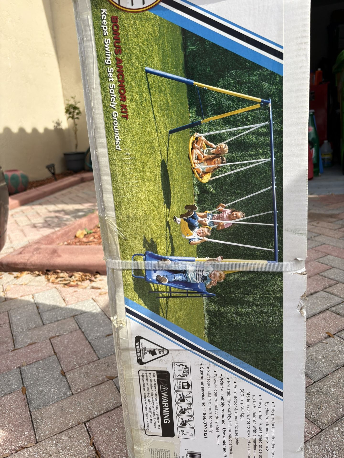 Metal Swing Set