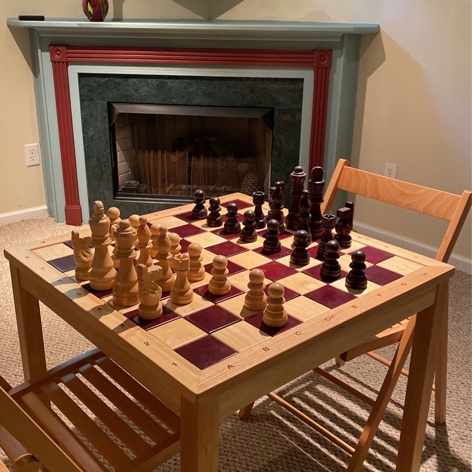 Game Table W/ 2 Chairs