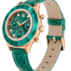Laminating NEW Emerald Octea Chrono Swarovski Lady's Watch
