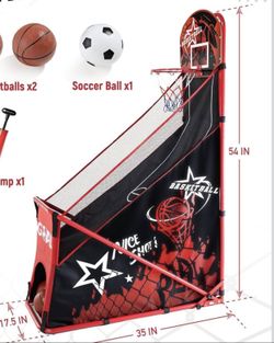 Kids Arcade Basketball Shootout Game - Foldable