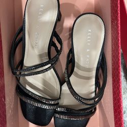 Kelly & Katie Black Heels  Size 6 1/2
