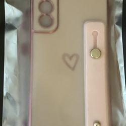 Samsung G21 Pink Love Hearts Case 