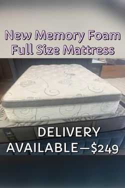 New Memory Foam Spring Full Size Mattress