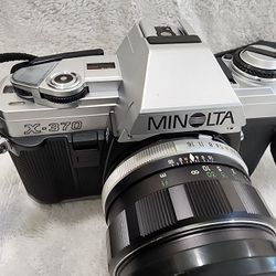 1980's Minolta X-370 35mm Vintage Camera