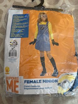 Despicable Me Female Minion Child Costume Small
