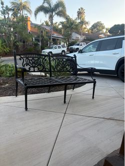Iron bench