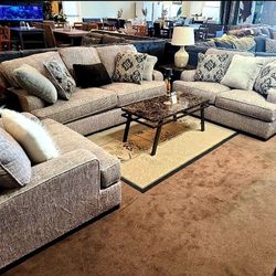 Modern And Stylish Sofa, Loveseat, and Chair * Brand New 👍$51Pay Easily 