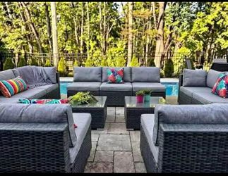 Outdoor Patio Sectional Set