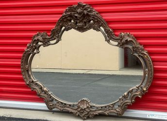 Large Ornate Baroque Style Wall Mirror