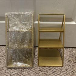 2 Pack Of Gold Dessert Stands