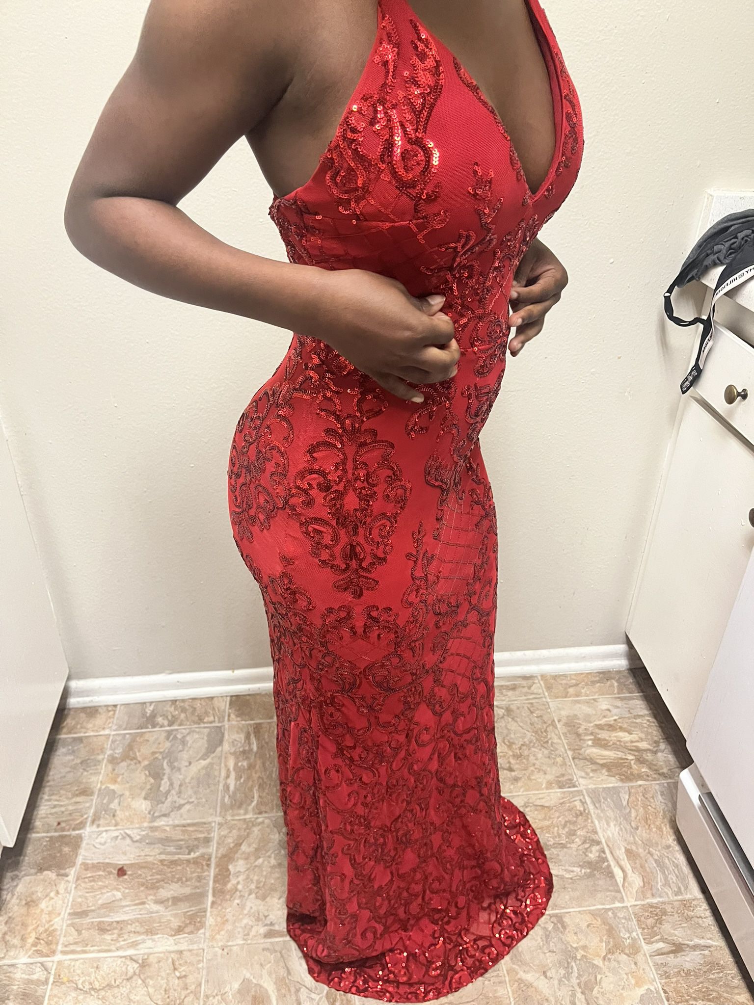 Long RED Dress