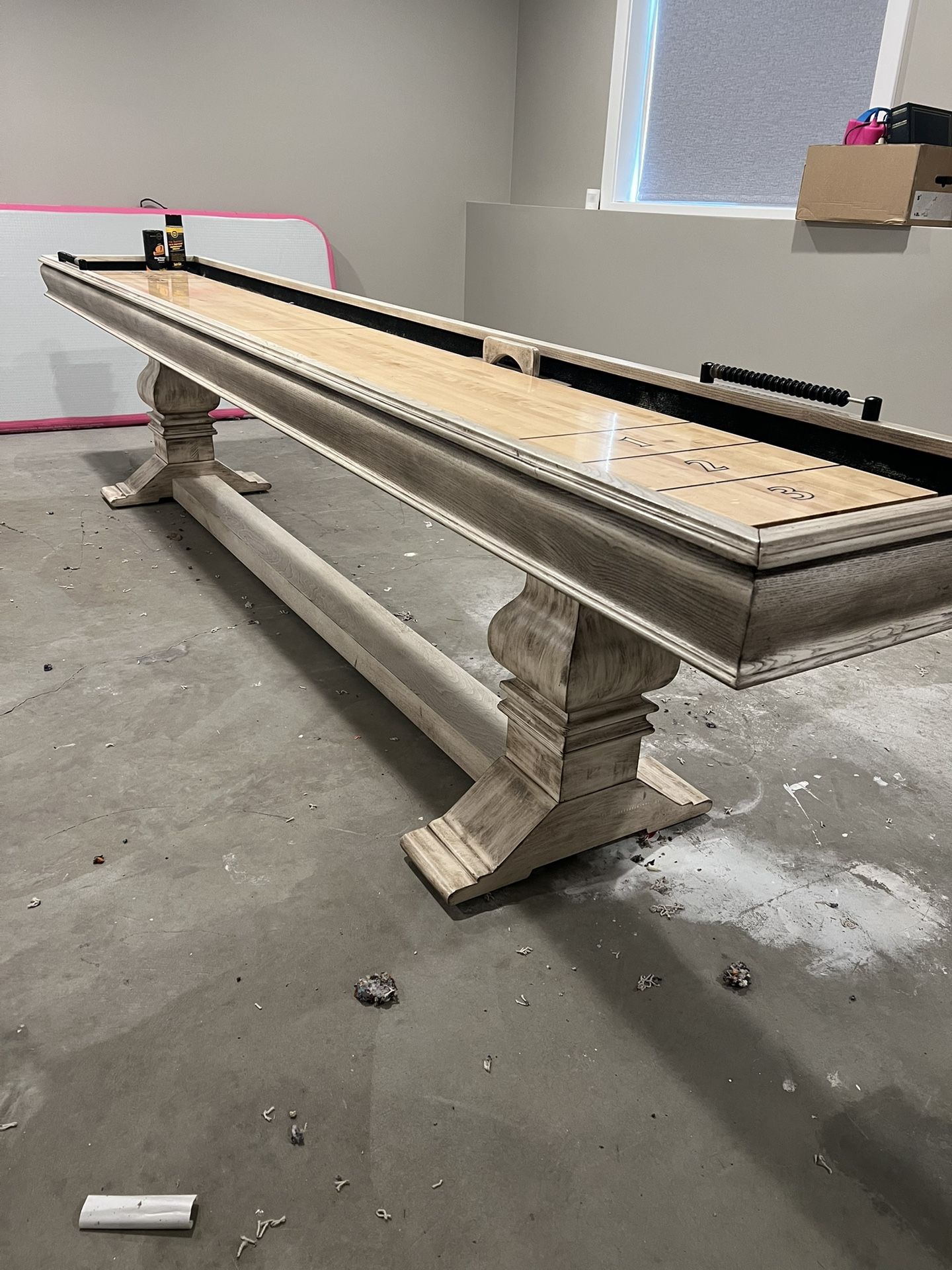 12-foot Shuffle Board Game Table