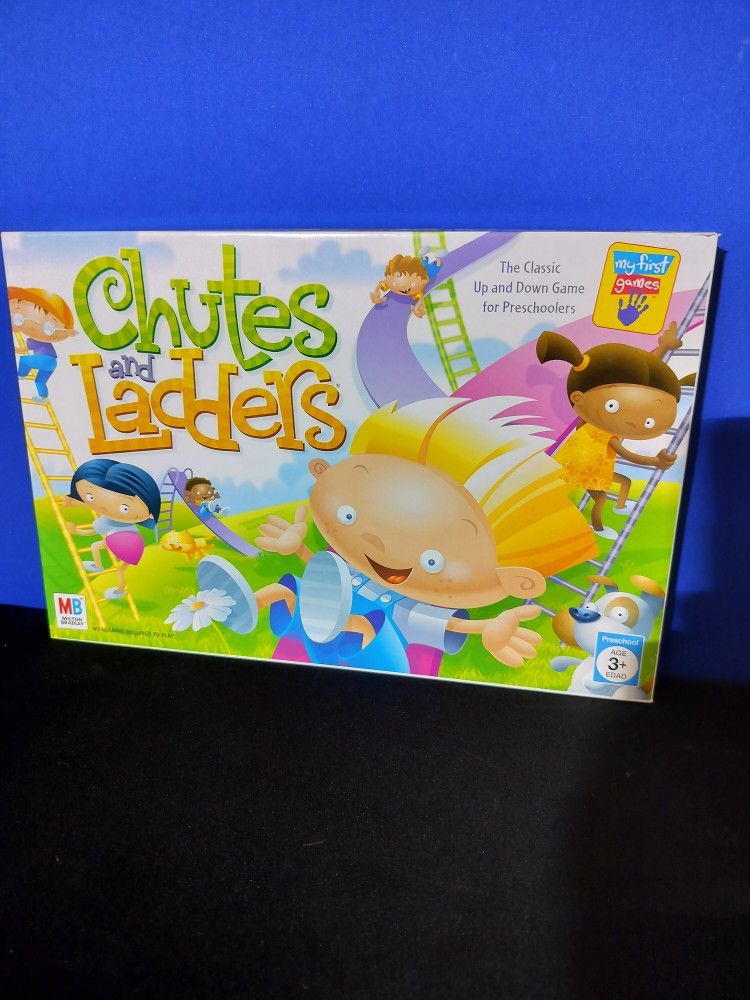 Chutes And Ladders Board Game (Complete)