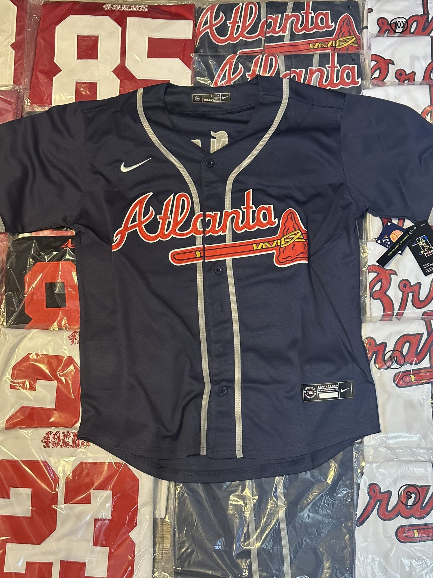 Braves And Yankee Jerseys 