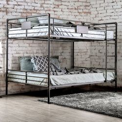 Queen Over Queen Bunk Bed In Stock Available For Fast Delivery 