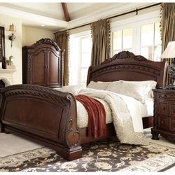 Bedroom Set – Solid Wood with Marble Tops