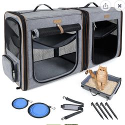Double Dog Carrier/House, NEW