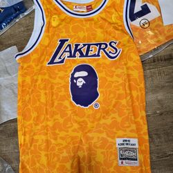 Kobe hotsell bape jersey