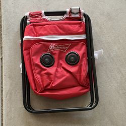 Budweiser Stool Cooler With Bluetooth Stereo Speakers