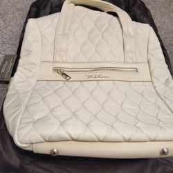 Bella Russo Quilted 14.4 Tote/Backpack/Shoulder Bag