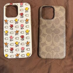 Original Coach I-phone 14 pro max covers