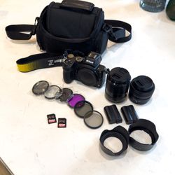 Nikon Z5 + 2 Lenses, Filters, SD Cards & More — Great Setup