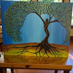 Painting Of living tree