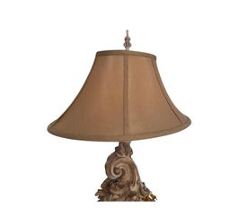 NY: Composite Sculptural Table Lamp