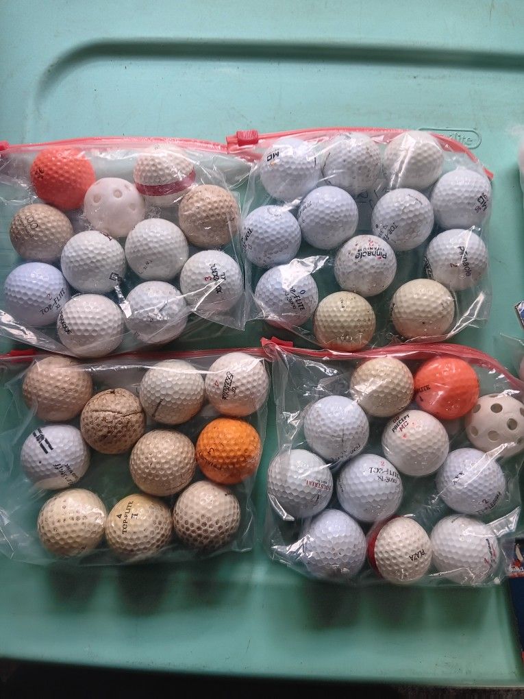 Golf Balls, Bulk Lot