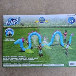 Brand NEW Giant Sea Serpent Kids Inflatable Sprinkler