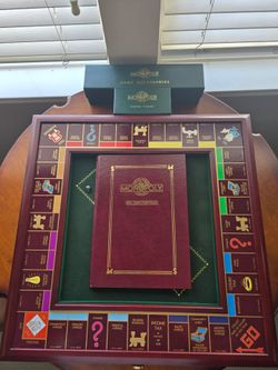 1991 Franklin Mint Monopoly Collector’s Edition – Complete with Certificate of Authenticity