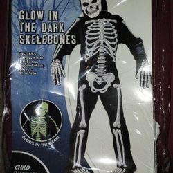 Glow In The Dark Skeleton Halloween Costume