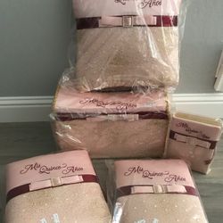 quinceañera  , pillow , blush ,burgundy 