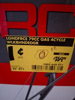 Legend Force 79cc Gas 4-Cycle Walk-Behind Edger