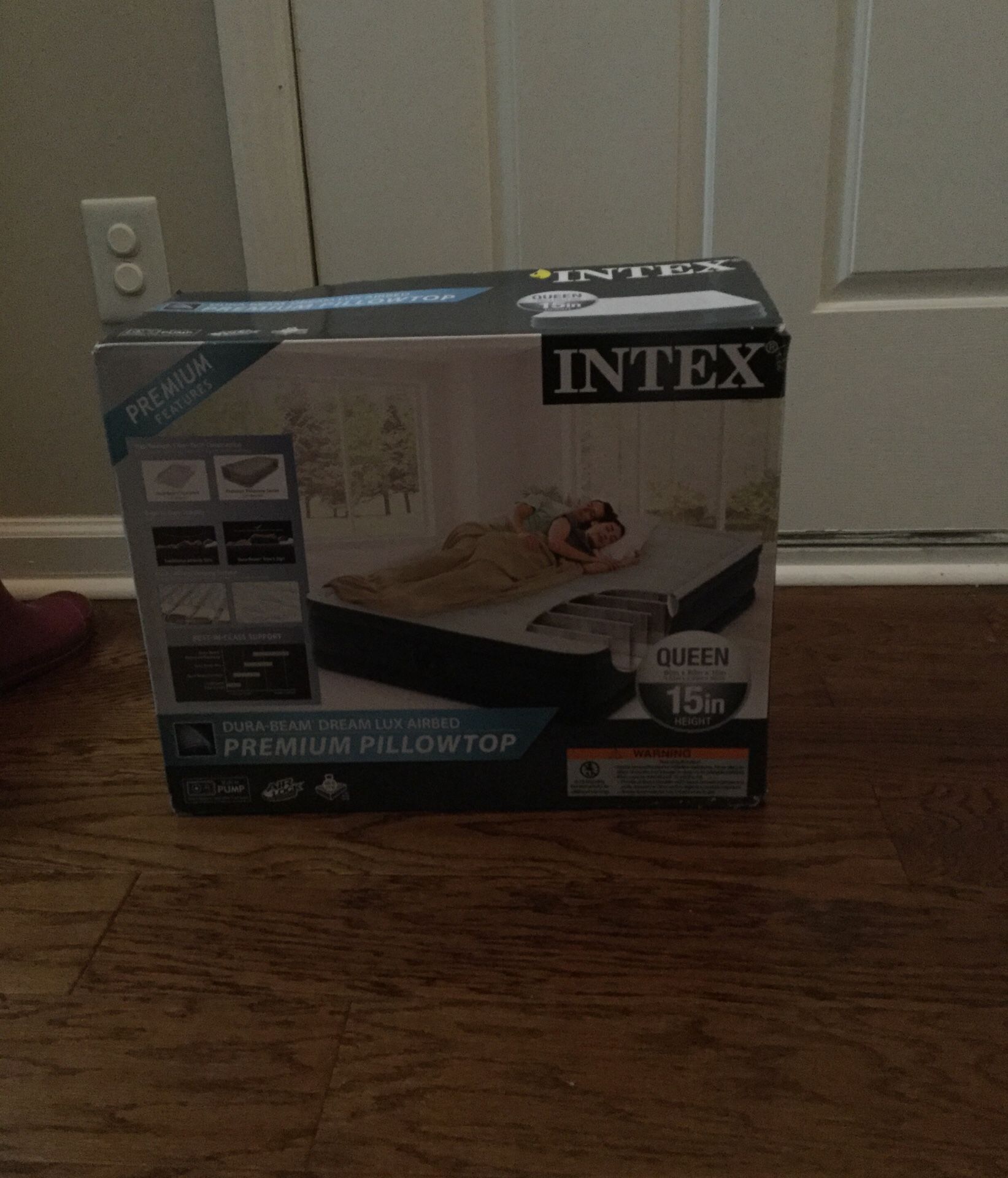 Brand new Intex air mattress w/ pump