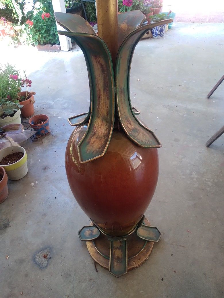 Mid Century Acorn Lamp