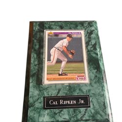 Cal Ripken Jr Plaque