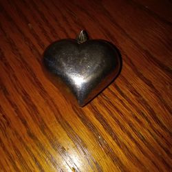 Large Puffed Sterling Silver Heart (11 Grams)$45 F