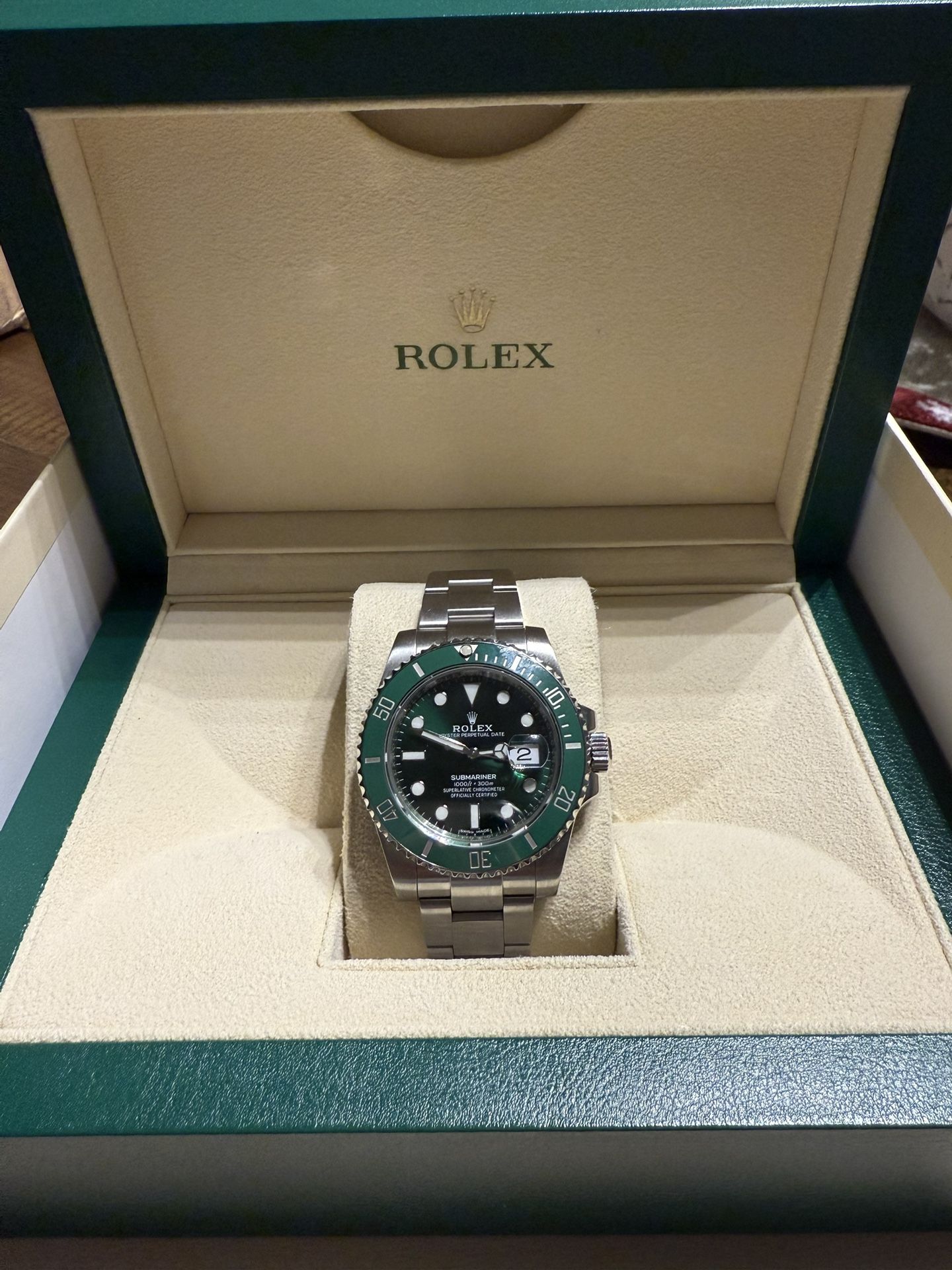 2018 Rolex Submariner Hulk