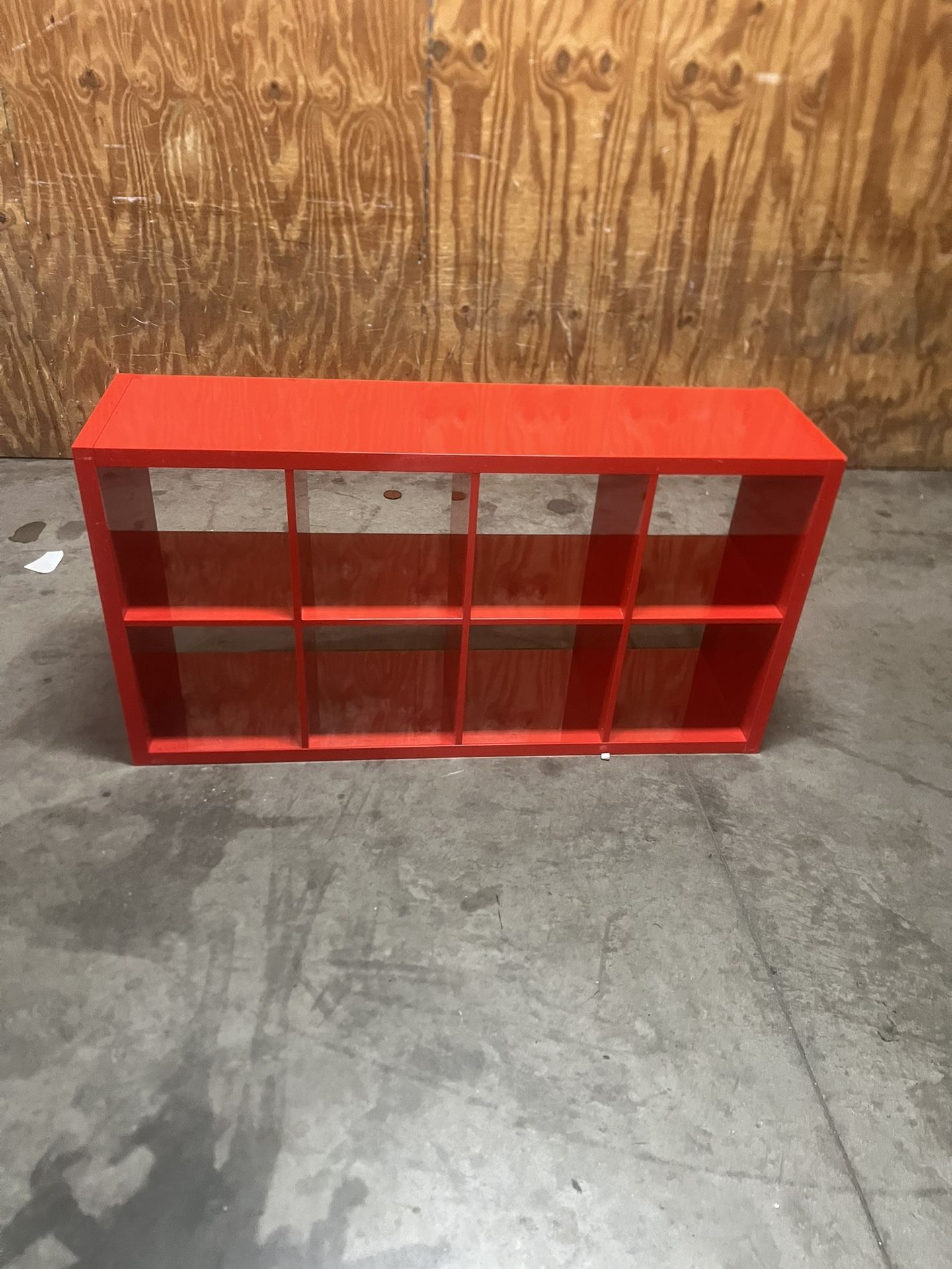 IKEA Kallax Shelf bright nice red one of the horizontal part used as the base has some scratches still great condition location below 31705 Wesley Cha