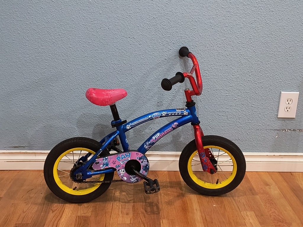 12" Paws Patrol Kids BMX Bike
