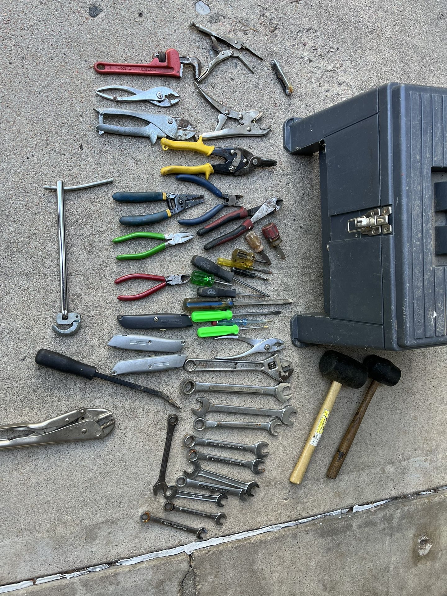 Stack On Tool Box With Tools