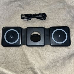 3 in 1 Travel iPhone Smartphone Phone Charging Station