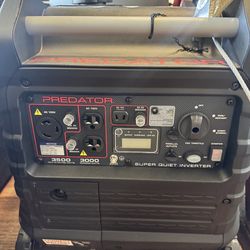 Never been used brand new predator 3500 generator