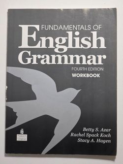 Fundamentals of English Grammar Workbook 4th Edition